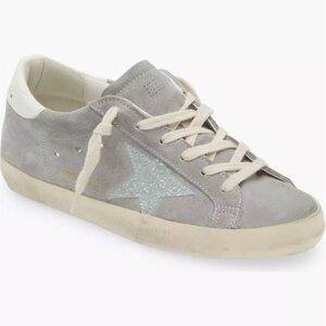 Golden Goose Super Star Glitter Detail Low Top Sneaker